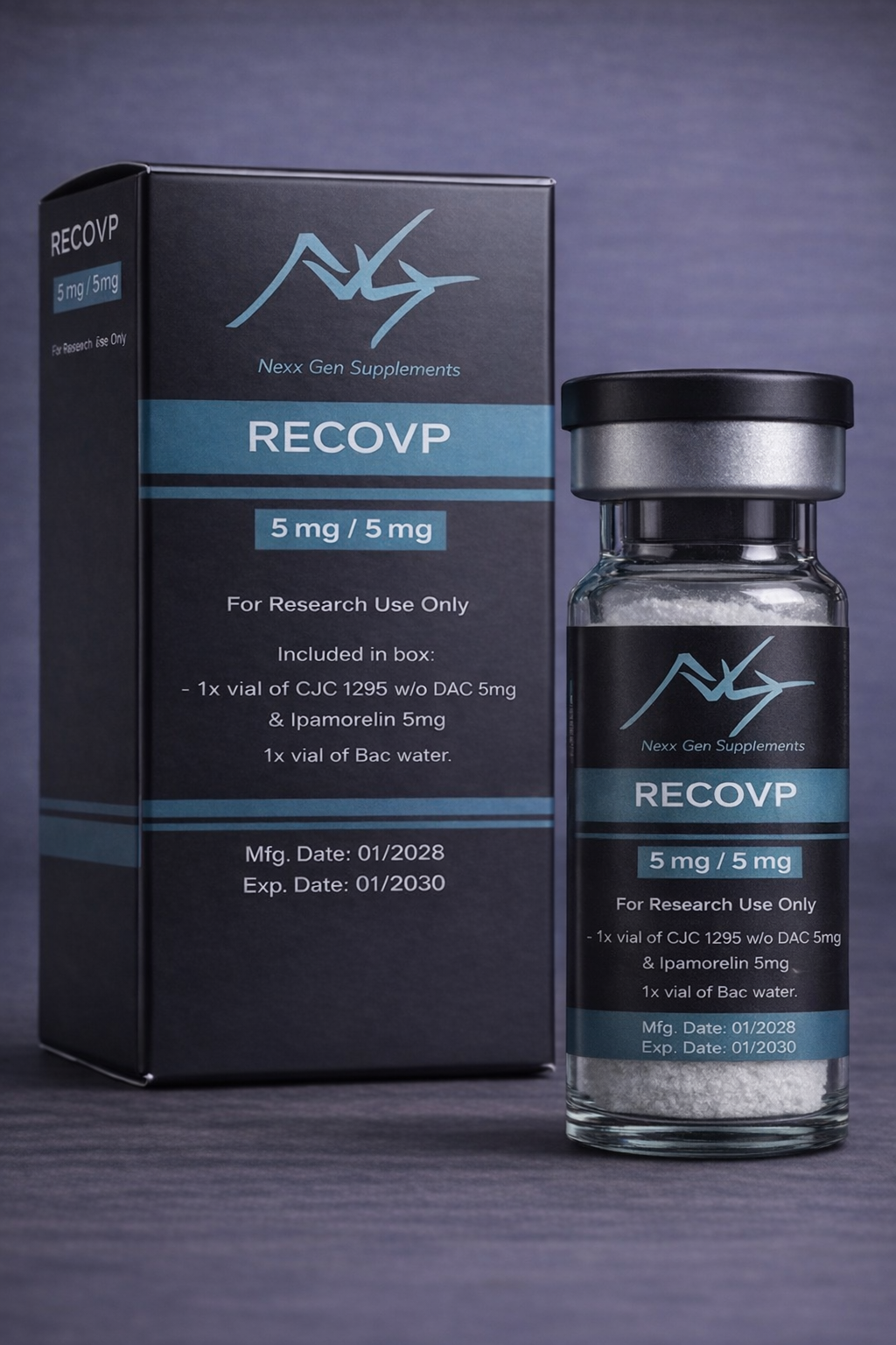 RECOVP, CJC-1295 5mg / Ipamorelin 5mg