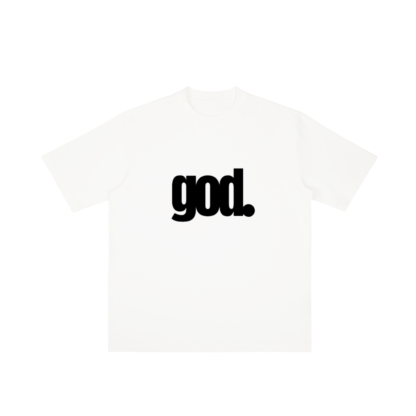god. Vintage Wash Drop Shoulder T-shirt