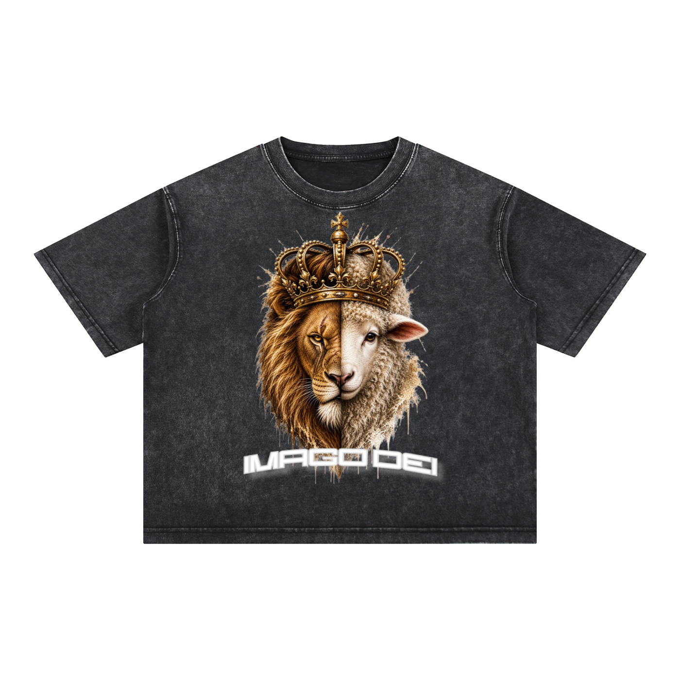 MD Lion & Lamb Boxy Cotton T-Shirt