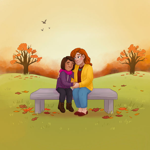 I'm So Glad There's Someone picture book illustration illustrator