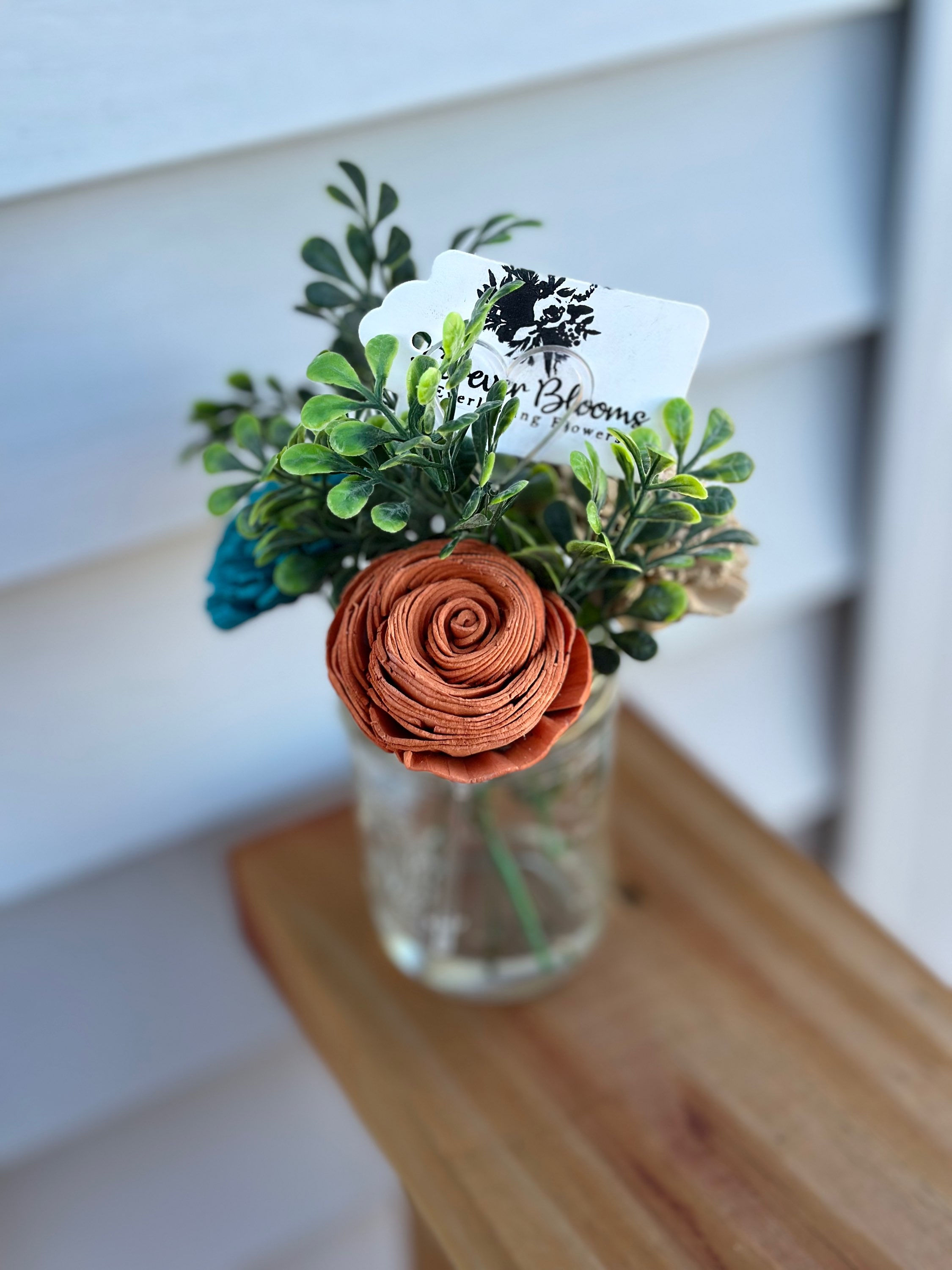 Cobalt Cornucopia Arrangement 