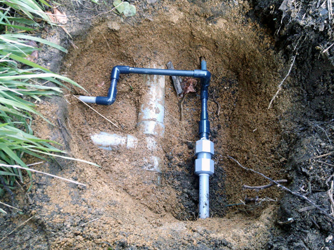 水道管漏水(その2) 修理後