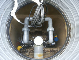 浄化槽 排水放流ポンプ 仮設交換修理（宮津市）