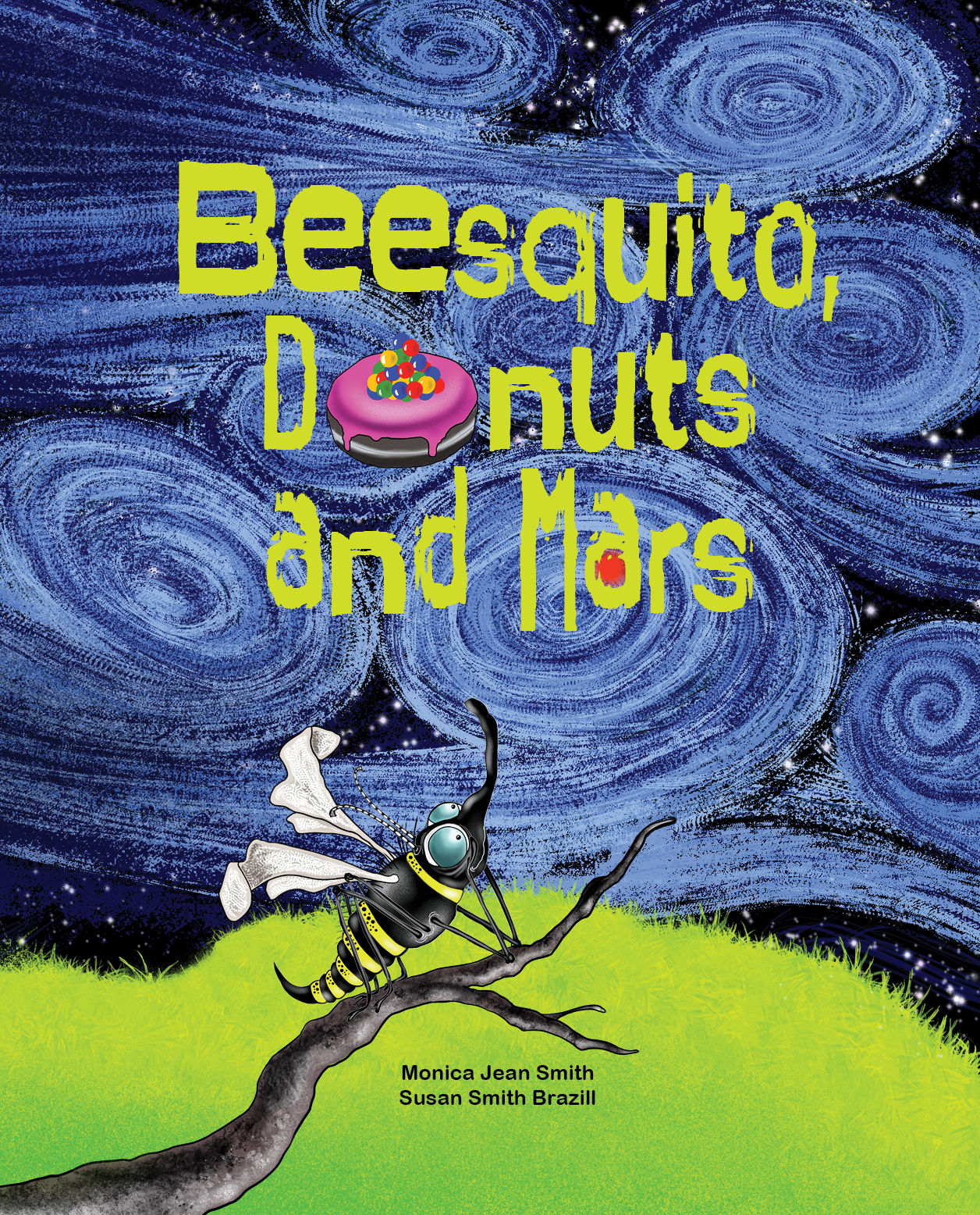 Beesquito Donuts and Mars - BOOK cover