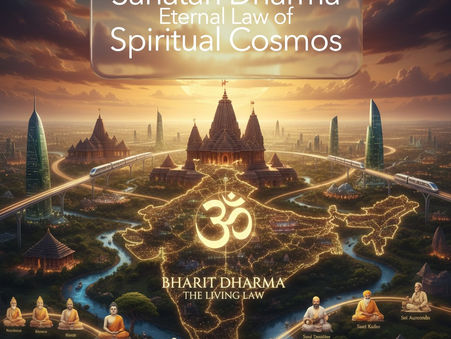 Bharat Dharma is Sanatan Dharma is the Eternal Spiritual Law of the Cosmos