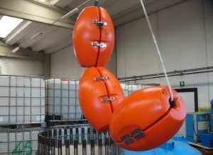 cable and umbilical floats for NIOT 