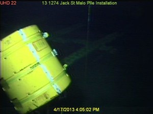 Deep water floats for the Jack St. Malo Project in the Gulf of Mexico