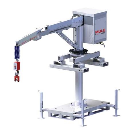 The Masonry lifting aide called the Mule 150 by Robotics Australia