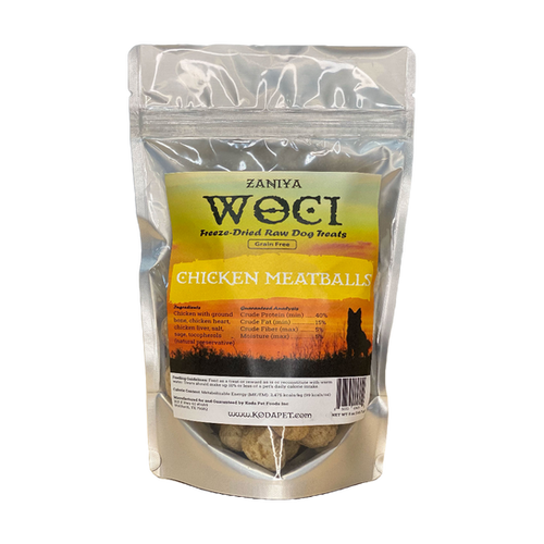 Freeze Dried Chicken Meatball Treats for Dogs 5oz Koda Pet Foods
