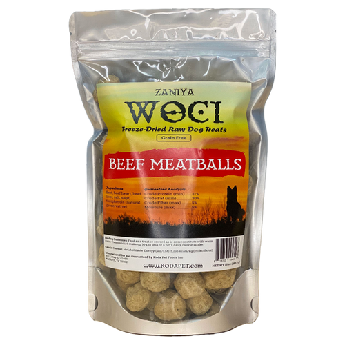 Freeze Dried Beef Meatball Treats for Dogs 10oz Koda Pet Foods
