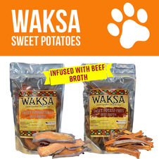 Waksa Broth-Infused Sweet Potato Dog Chews group by Koda Pet