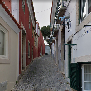 Narrow street in Portugal