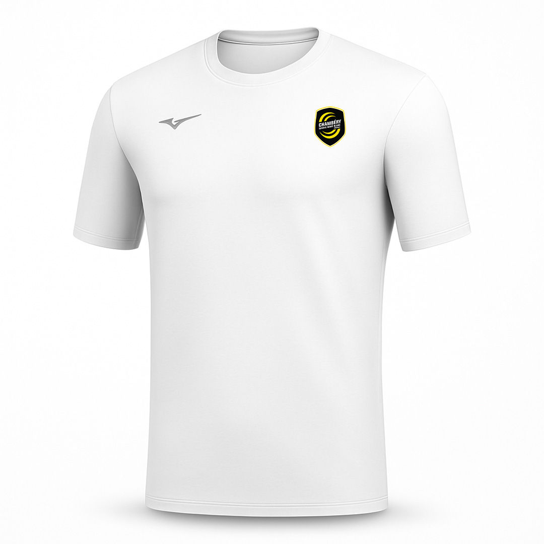 T-Shirt coton Mizuno blanc