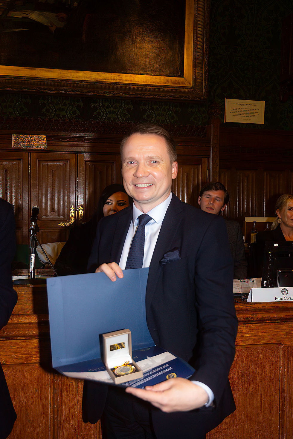 Alexei Bezrukov Honoured with Cultural Influence Medal at House of Commons