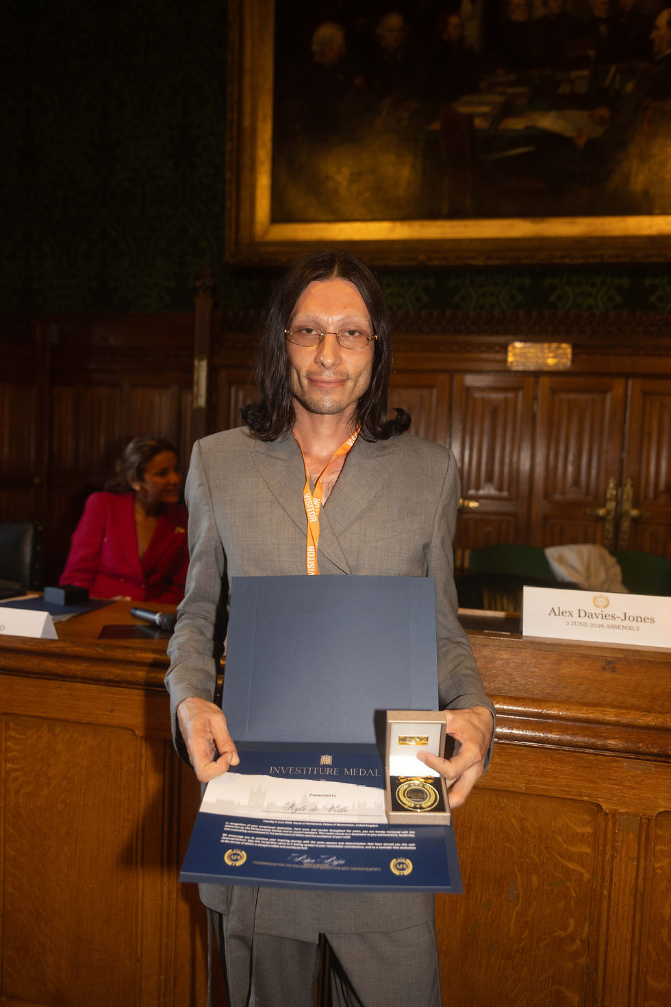 Celebrity Stylist Kyle De'Volle Honoured at Parliament for Cultural Influence and Creative Contribution