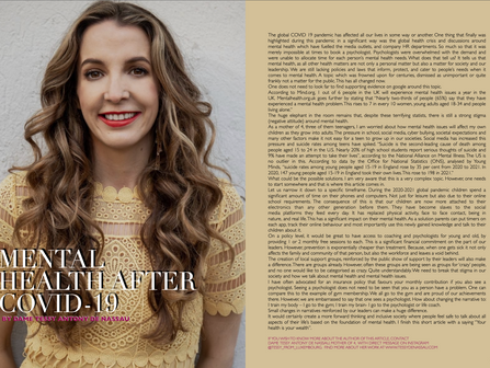 MENTAL HEALTH AFTER COVID-19