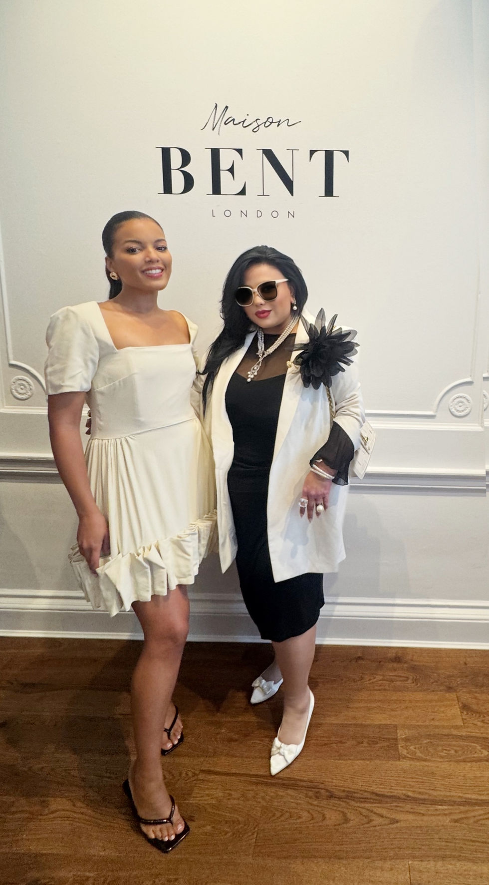 Shanna Bent and Rebeca Riofrio CEO for the Parliamentary Society for Arts & Fashion UK