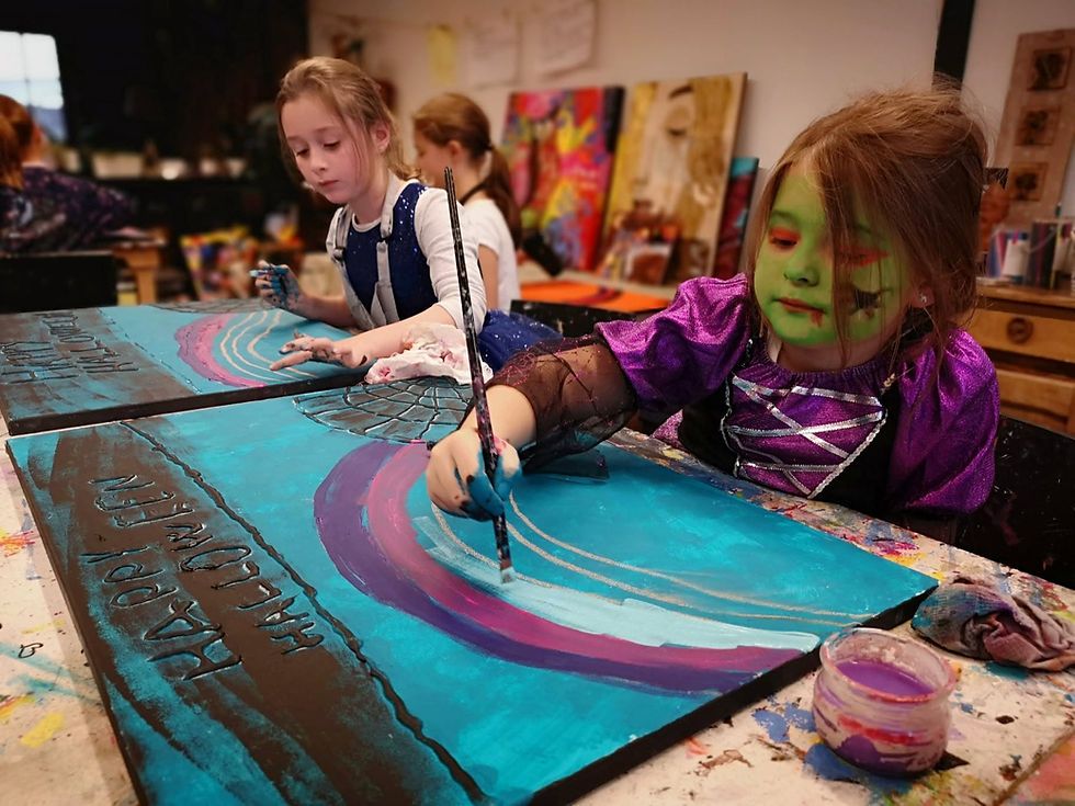Peinture créative Halloween