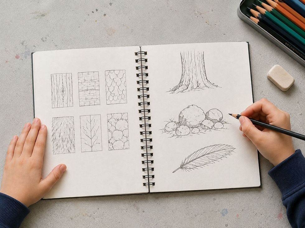 Les trucs du dessinateur - dessiner les textures