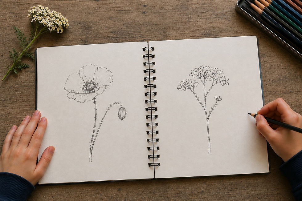 Les trucs du dessinateur - plantes et fleurs