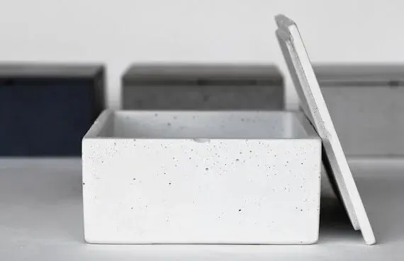 Unique Uses for Concrete Jewelry Boxes: Concrete Decorative Storage Ideas