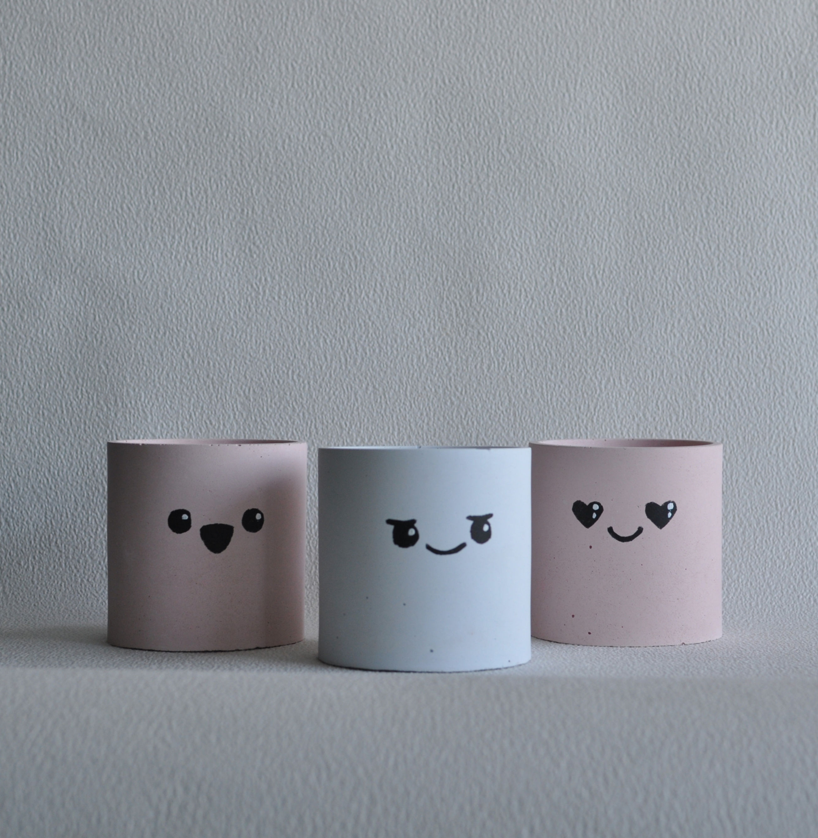 Concrete Kawaii Pencil Cases 9 cm