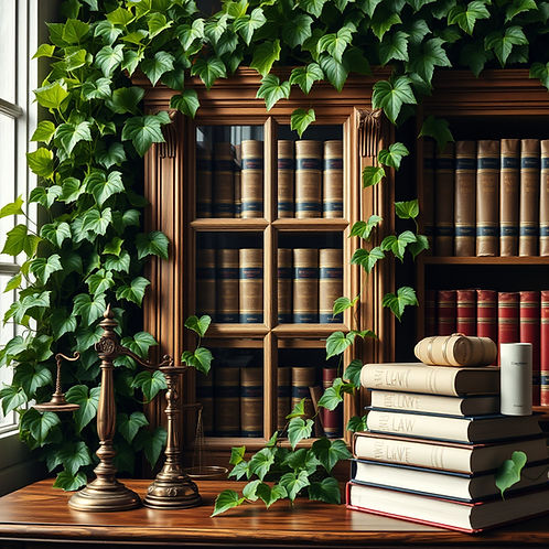 law firm with green ivy vines and law books.jpg