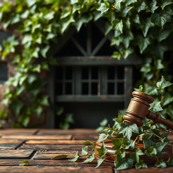 create a background for real estate law, with ivy leaves.jpg