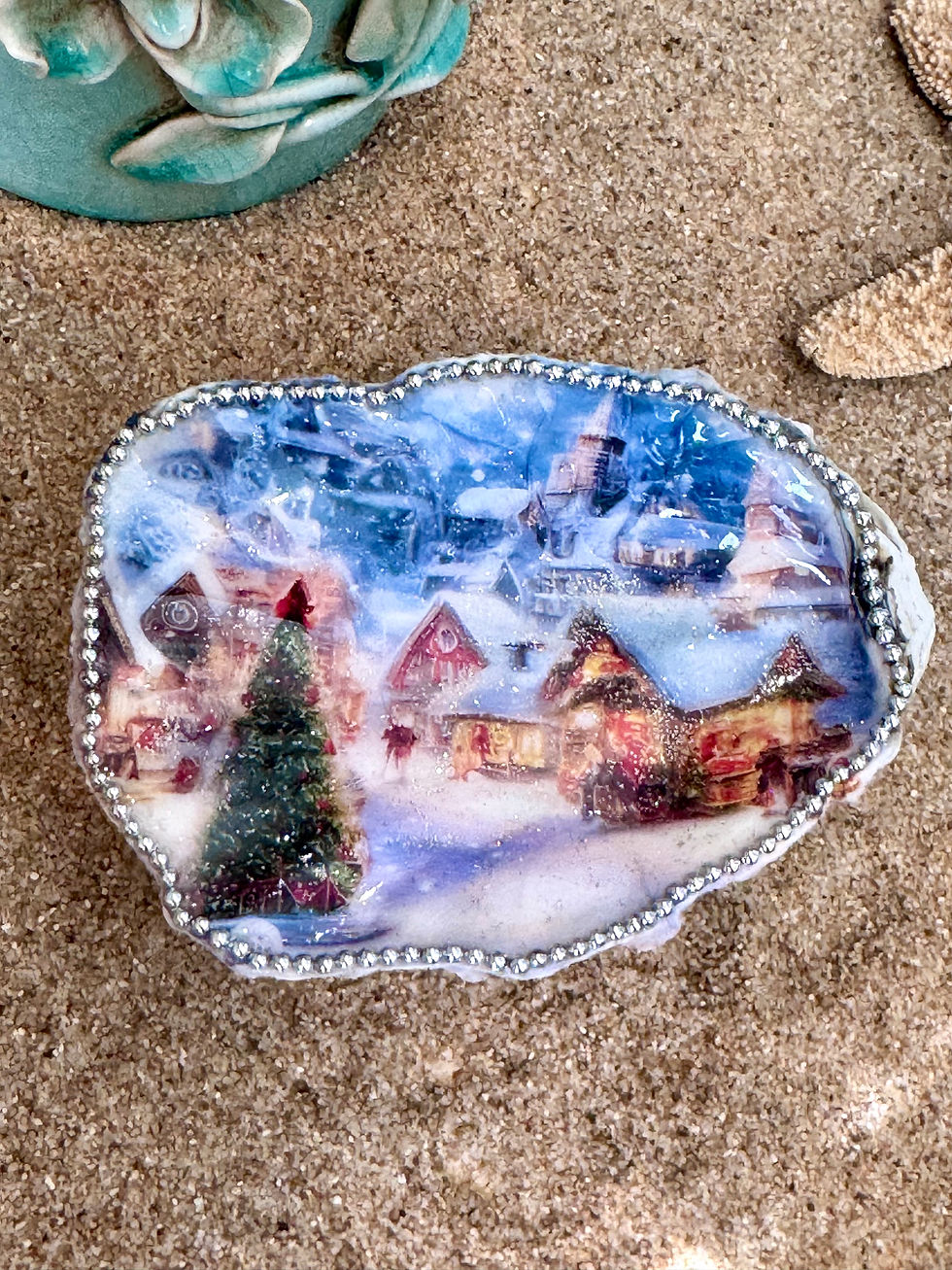 Thumbnail: Winter Village Oyster Shell Dish