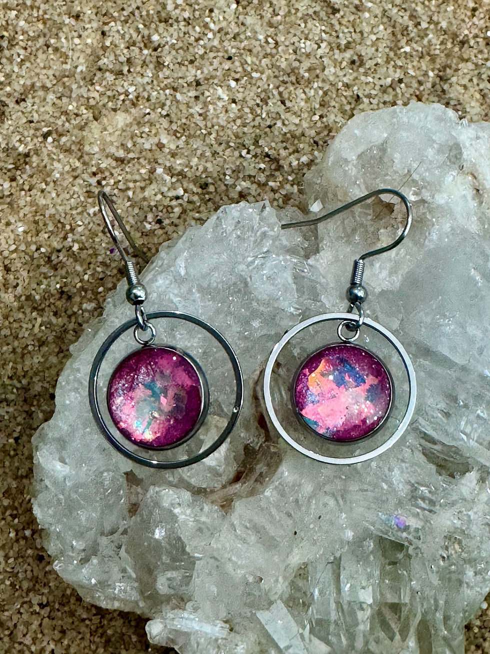 Thumbnail: Pink Orbit Earrings