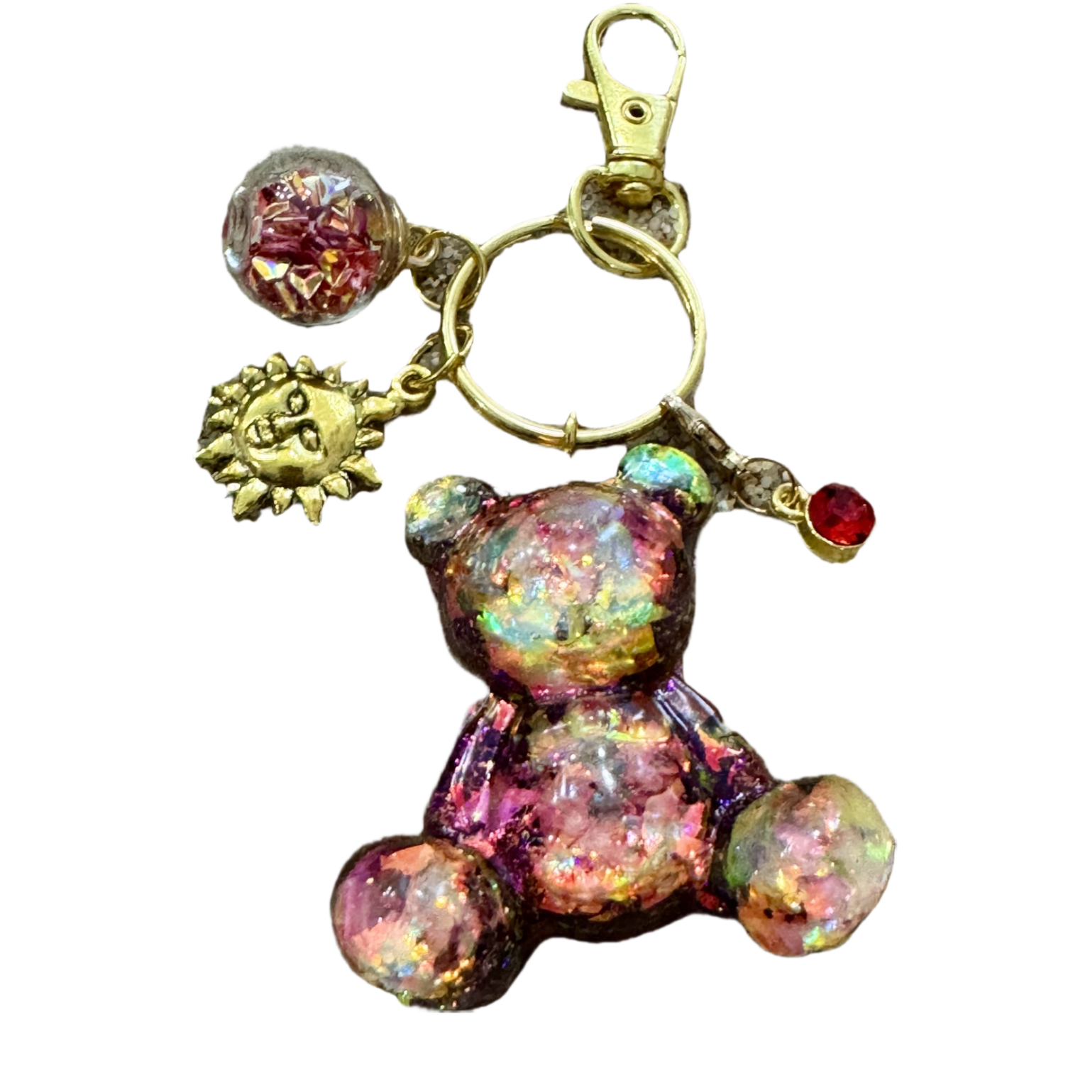 Warm Sun Bear Keychain