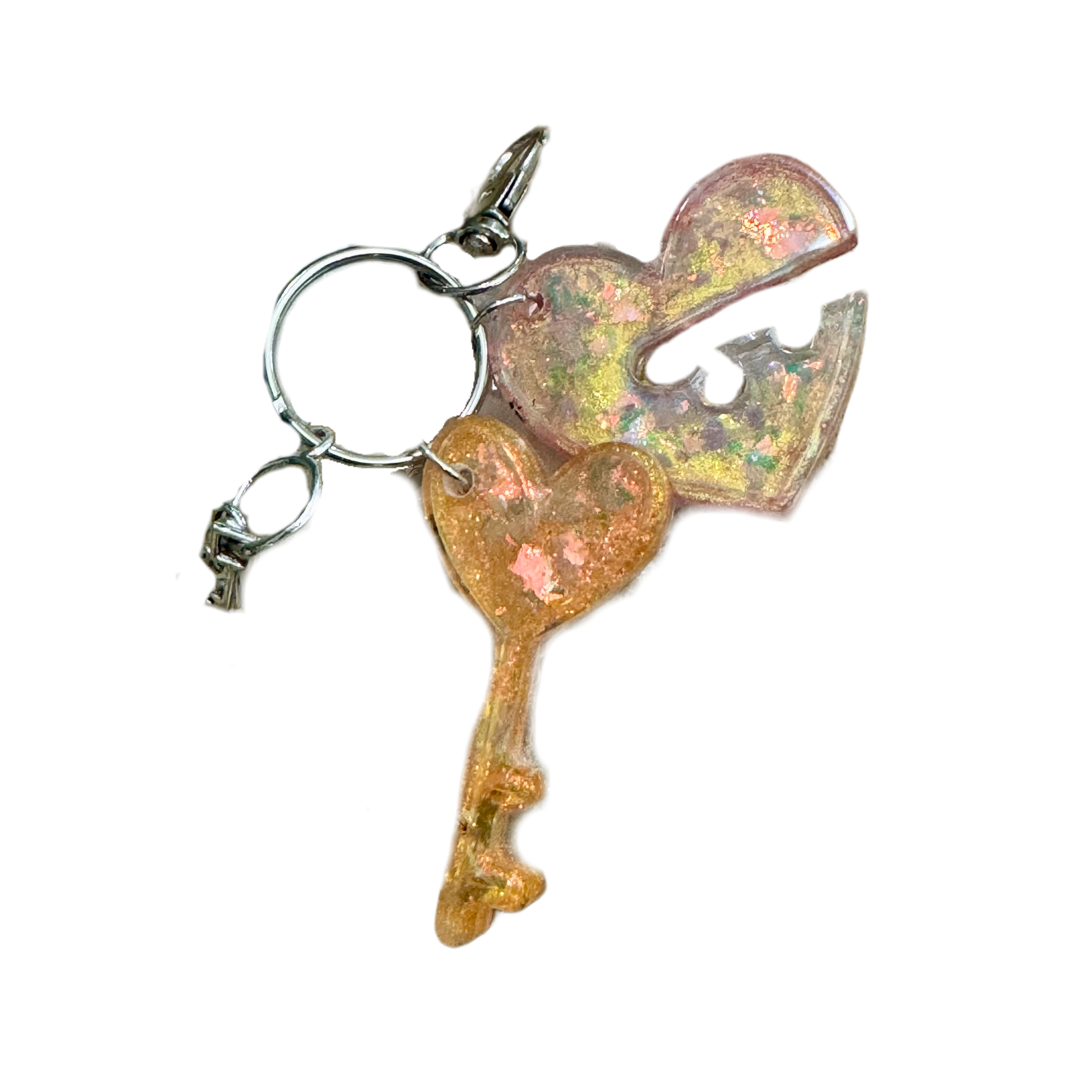 Peach Lock & “Key”chain