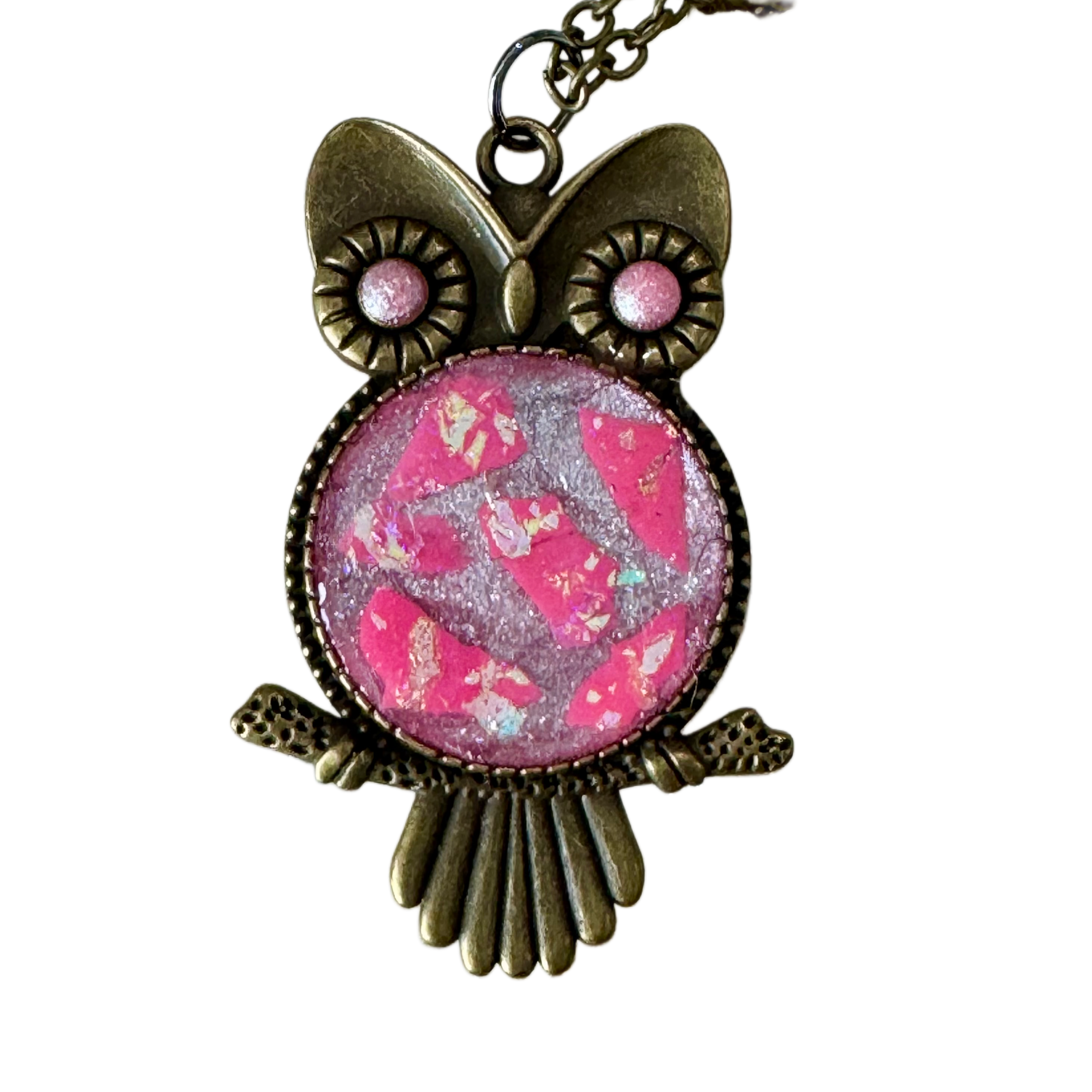 Bronze Owl Necklace