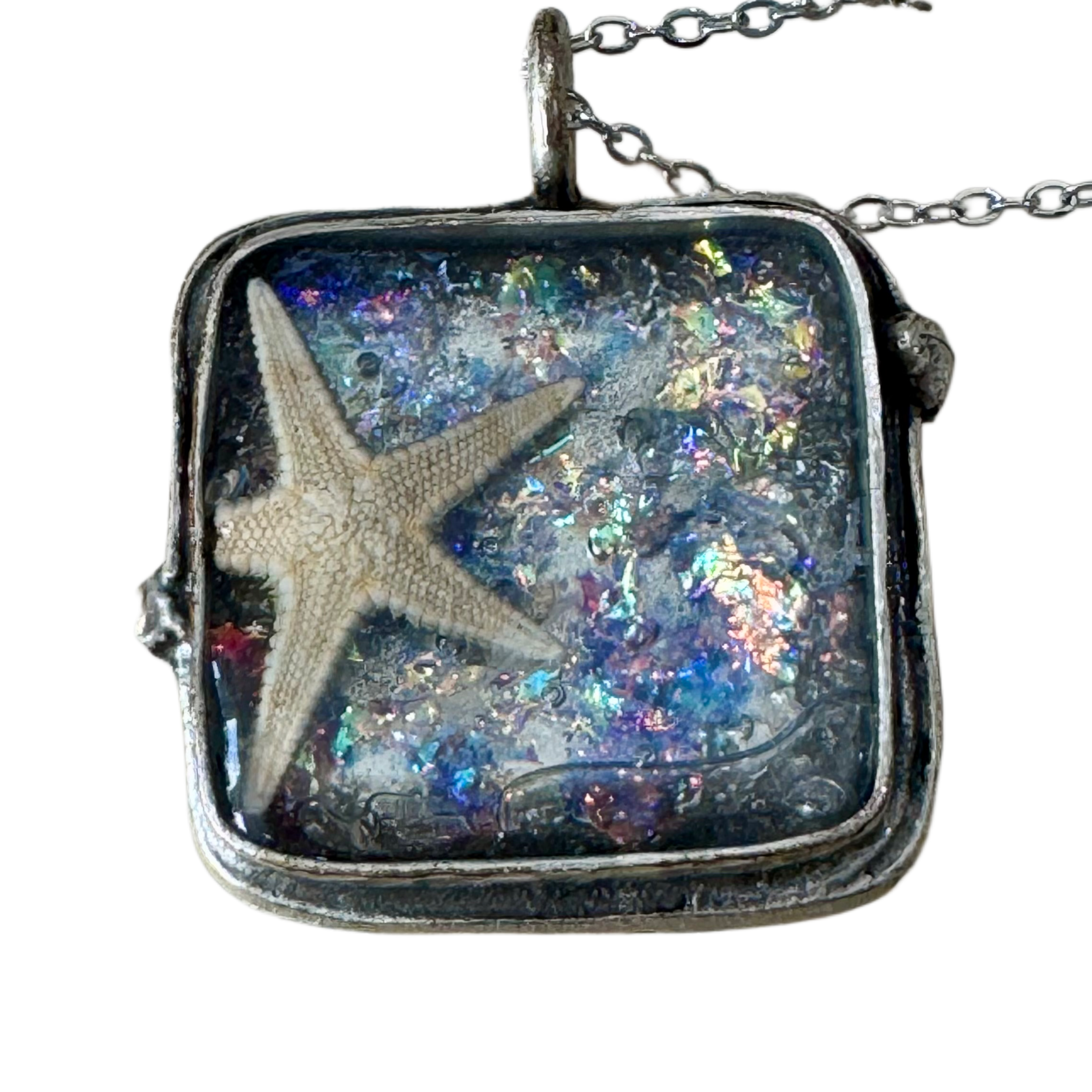 Silver Starfish Necklace
