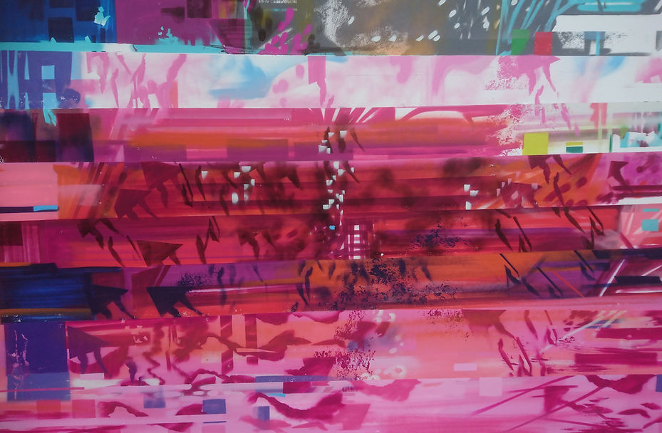 glitch art created at firstsite gallery colchester essex