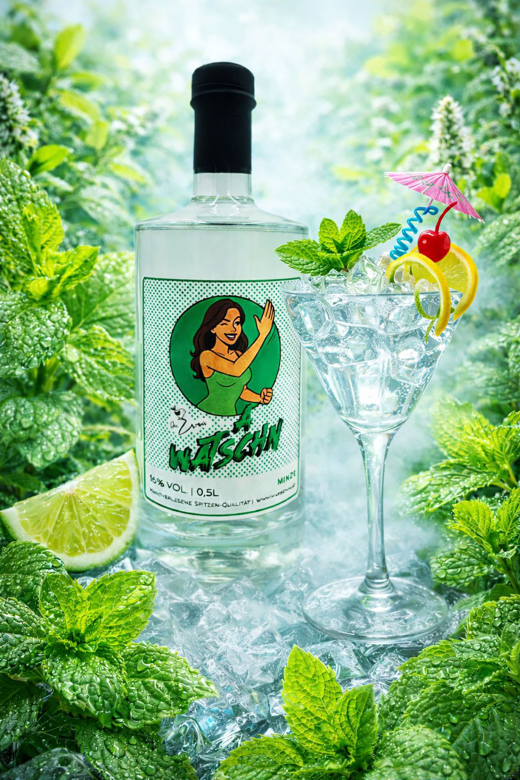 Watschn - Minze Likör