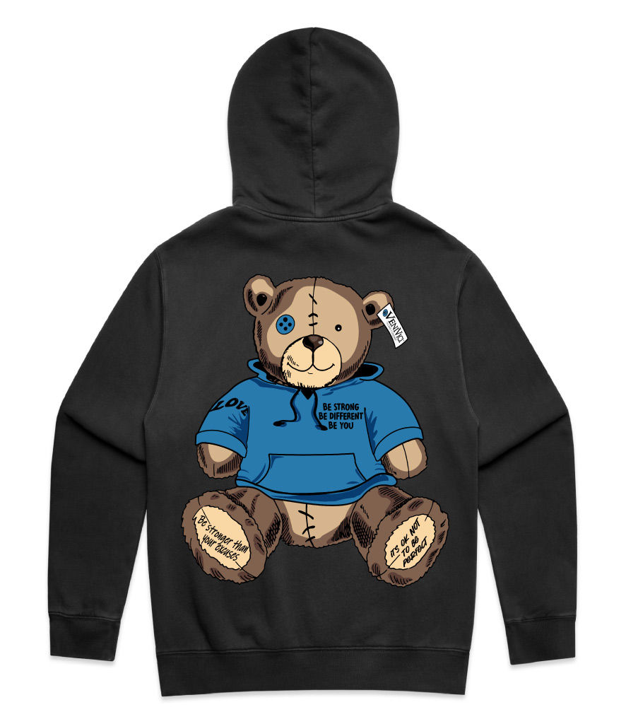 VeniVici® BLUE INSPIRE BEAR Superior Hoodie