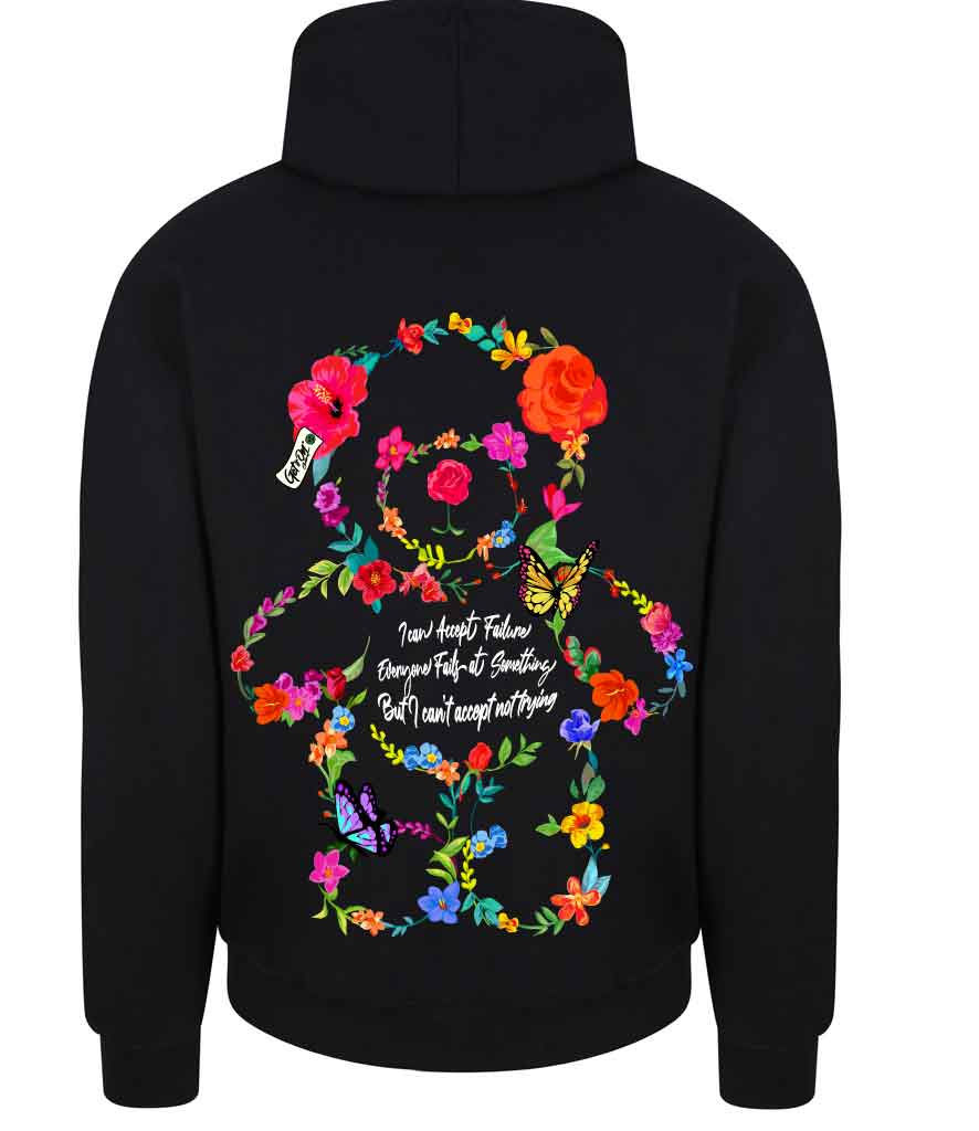 Thumbnail: ANTIFEAR® JUST TRY BEAR HOODIE