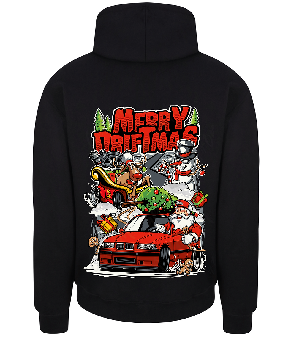 BMW E36 MERRY DRIFTMAS Hoodie