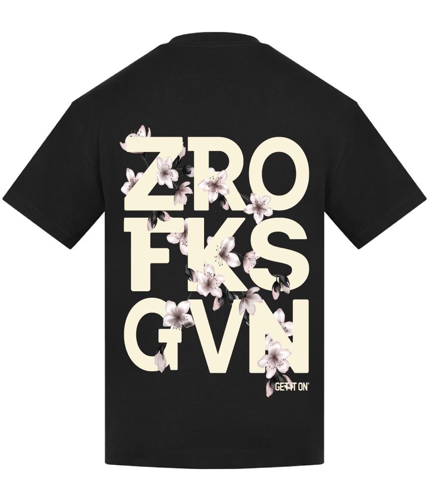 THE ORIGINAL ZERO FKS GVN BLOSSOM - T-shirt