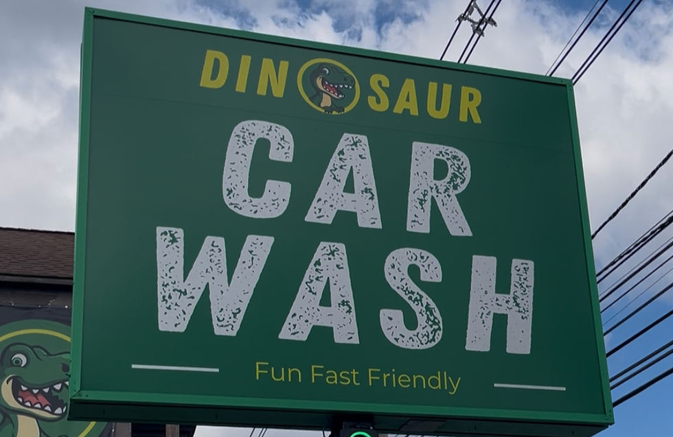 Dinosaur Car Wash- A Fun Family Friendly Car Wash
