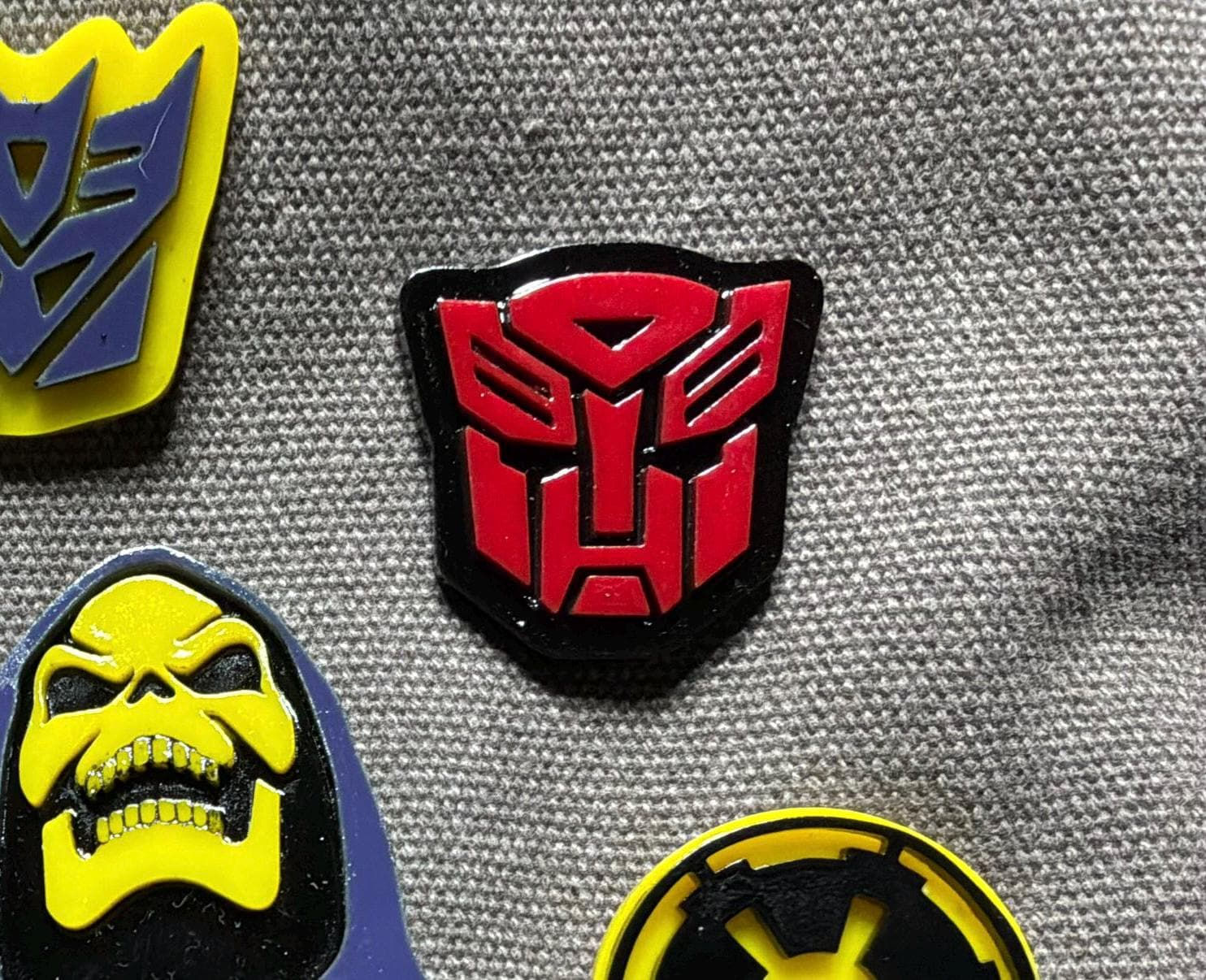 Transformers Autobot laser cut acrylic pin