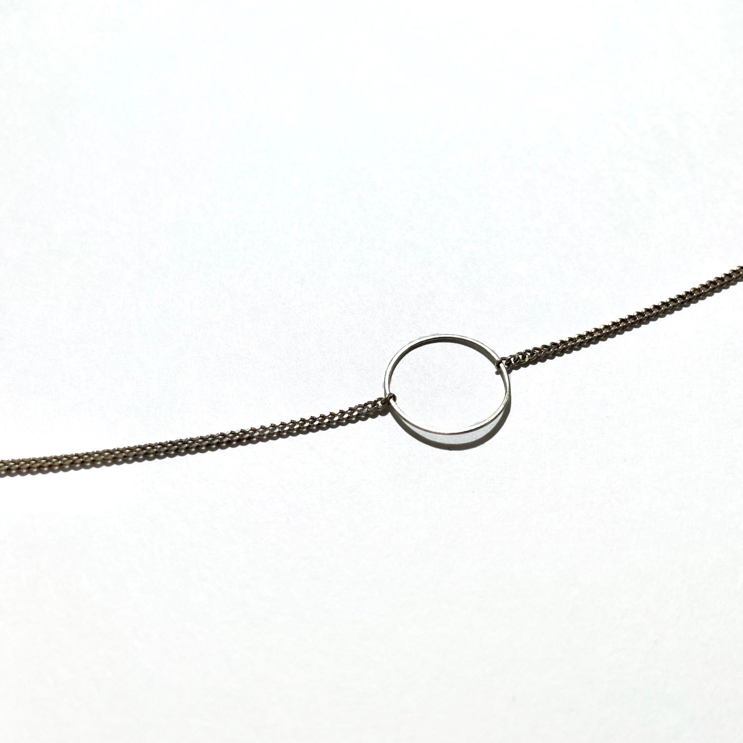 Jane Hollinger 04 Coco Silver Circle Necklace