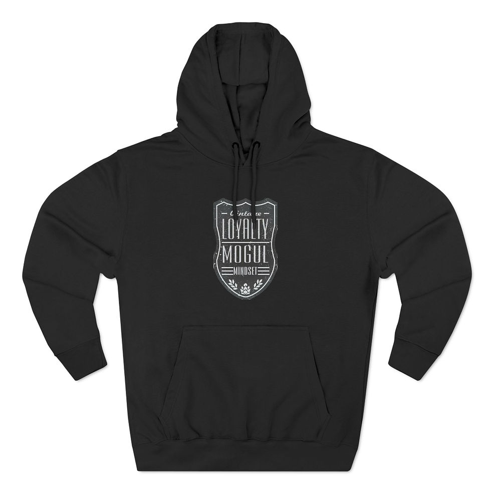 Thumbnail: Fleece Hoodie - Vintage Loyalty Clothing Brand MOGUL MINDSET