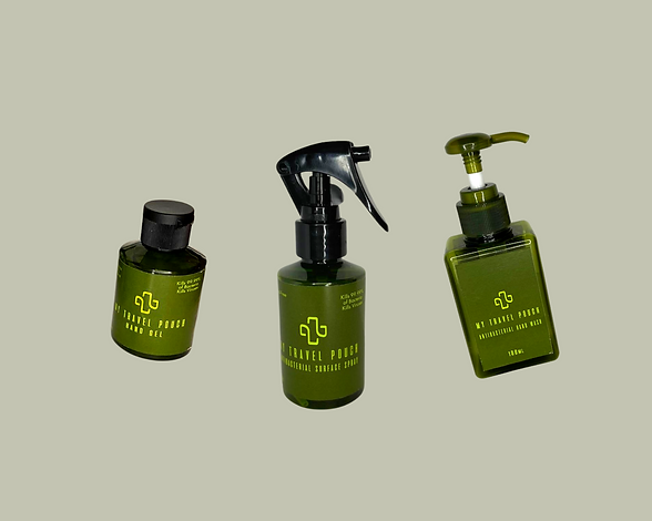My Travel Pouch Hand Sanitiser, Surface 