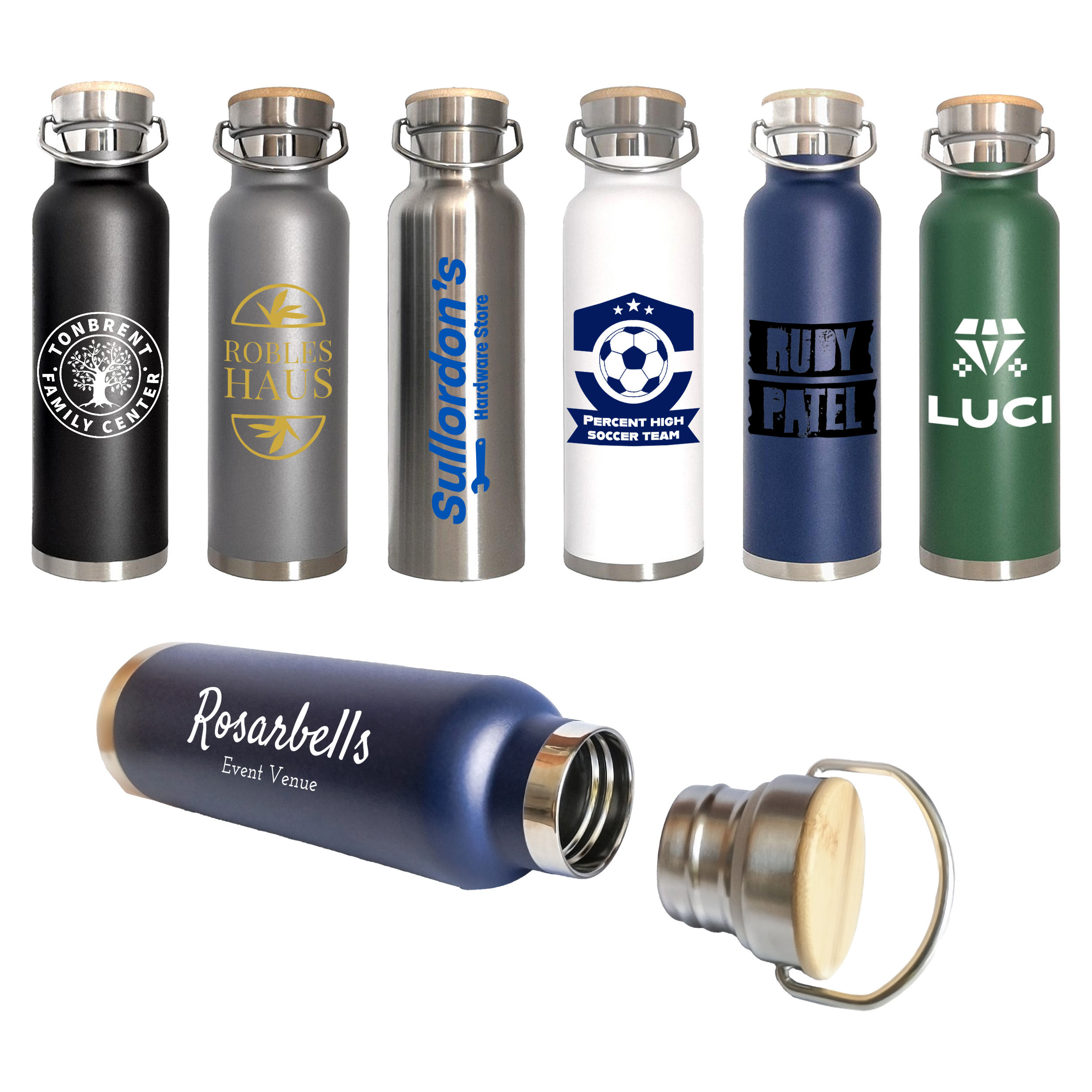 20 Oz. Double Walled Stainless Steel Vacuum Insulated Sport Water Bottle