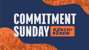 Commitment Sunday – Let’s Trust God for Great Things