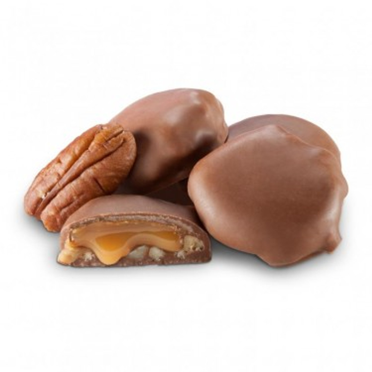 Milk Chocolate Mini Pecan Caramel Patties