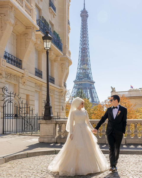 Séance photo avant le mariage à Paris