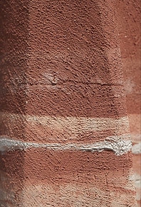 Peinture "Strates géologiques" pour le décor central du salon Vivre Côté Sud - Aix en Provence